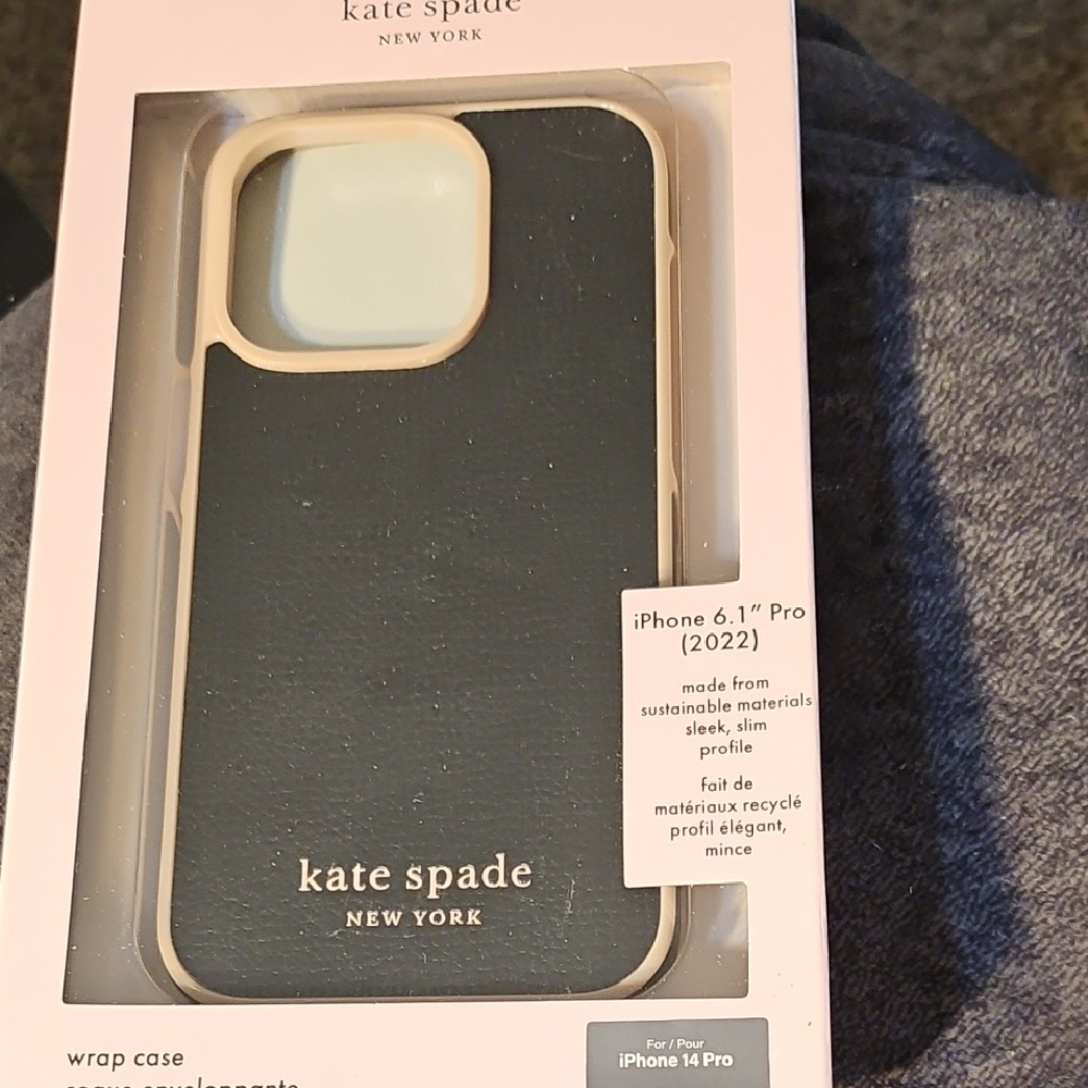 kate spade Black iPhone Case with Sleek Design